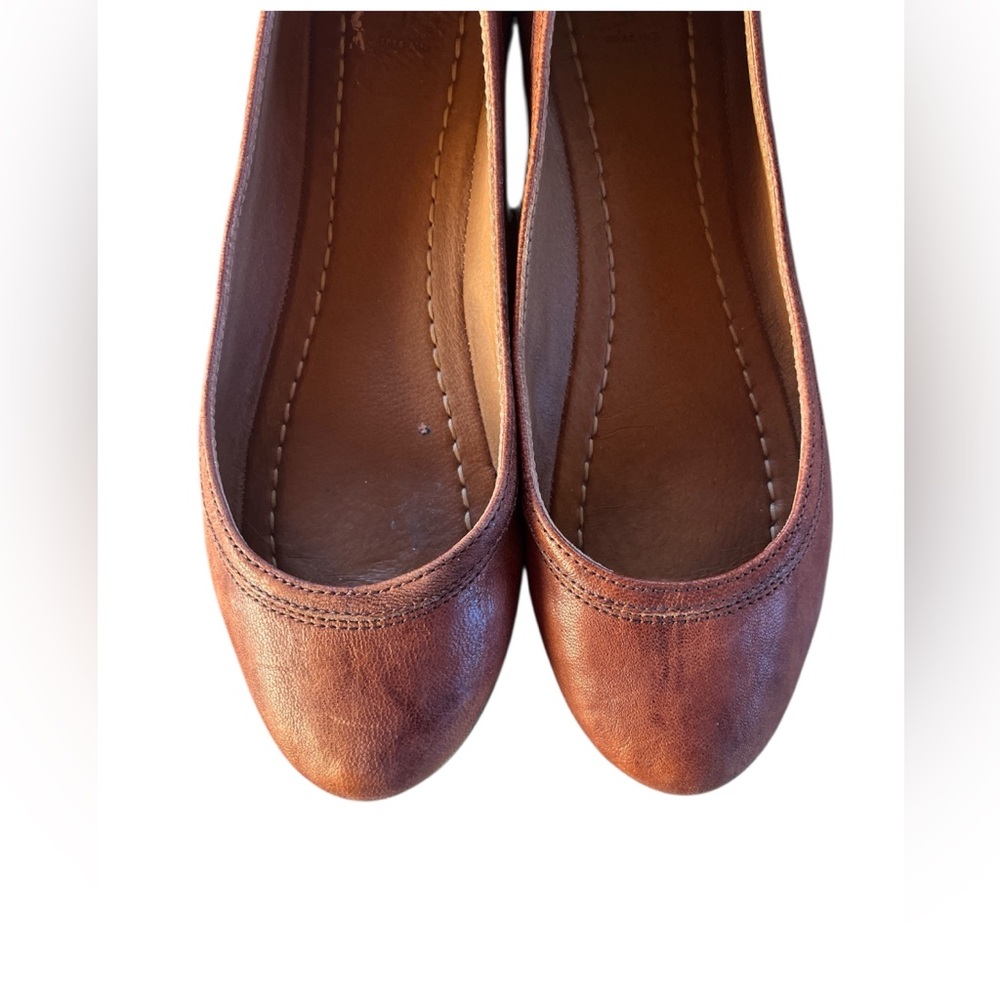 Frye Brown Leather Flats - Picture 5 of 5